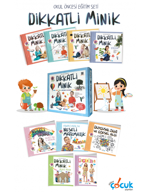 Dikkatli Minik Okul Öncesi Eğitim Seti