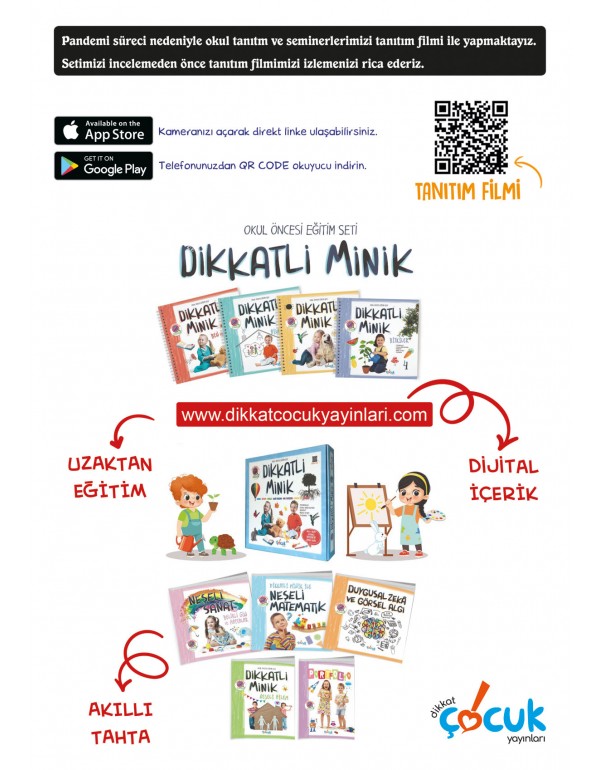 Dikkatli Minik Okul Öncesi Eğitim Seti