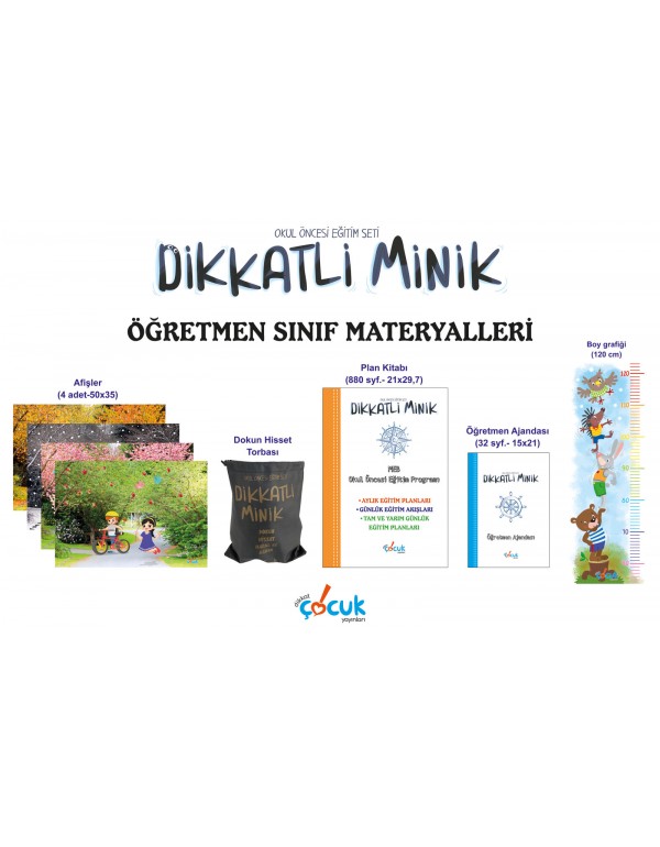 Dikkatli Minik Okul Öncesi Eğitim Seti