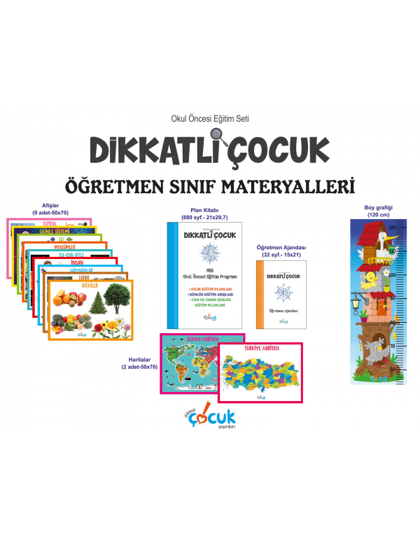 Dikkatli Çocuk Okul Öncesi Eğitim Seti