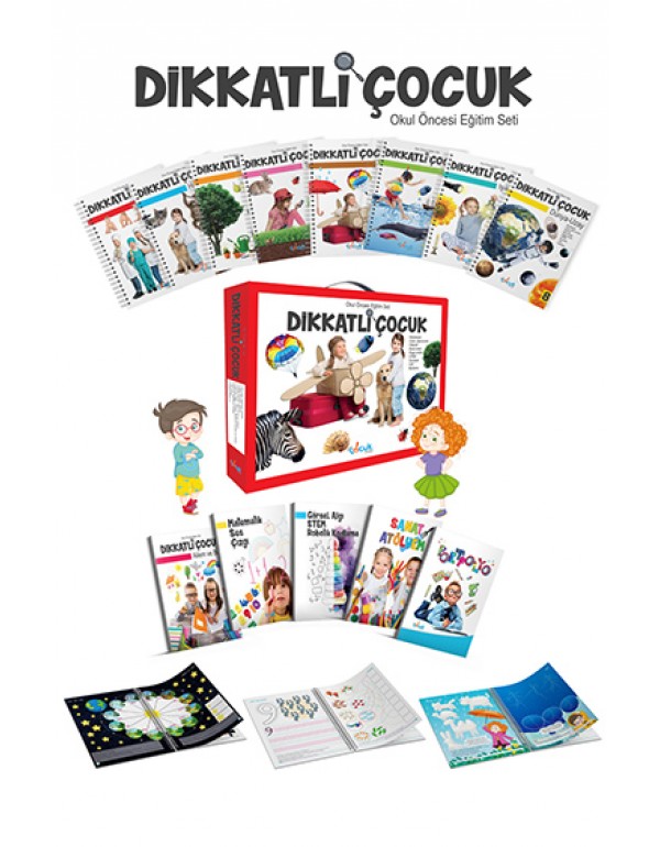 Dikkatli Çocuk Okul Öncesi Eğitim Seti