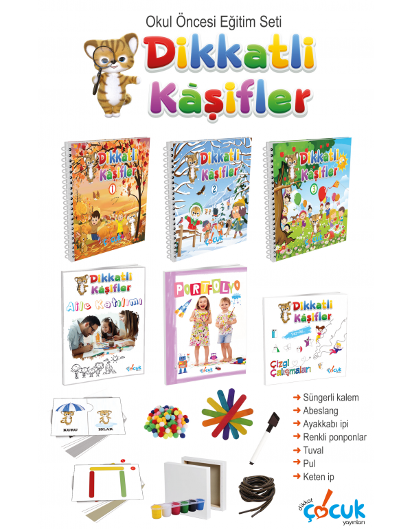 Dikkatli Kâşifler Okul Öncesi Eğitim Seti